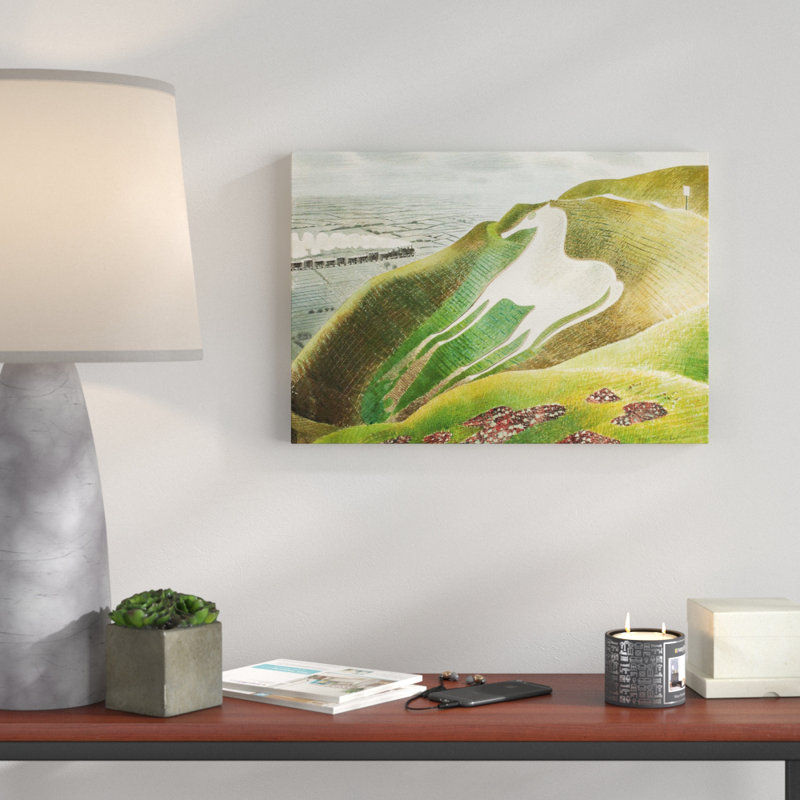 Westbury Horse by - Wrapped Canvas, 50cm H x 76cm W
