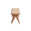 Banc en rotin et finition naturelle Velentina