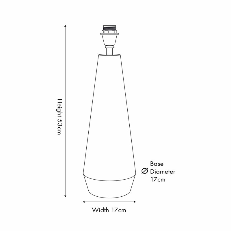 Nanuet Metal Lamp Base Lamp