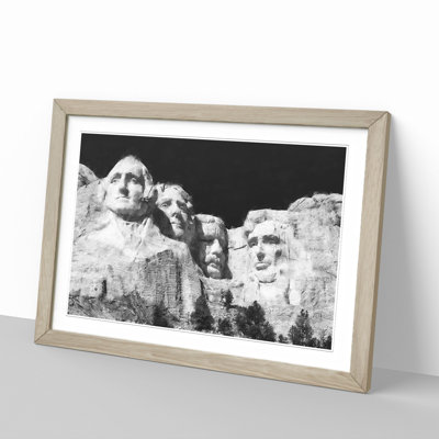 Mount Rushmore - Picture Frame Painting