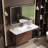 Retro high-end style simple bathroom cabinet