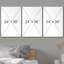 «Abstract Vibrant Color Blocks Mid-Century Multicolor Color Block Shape Abstract Geometric», ensemble de 3 impressions sur toile flottante-124478666-75849582