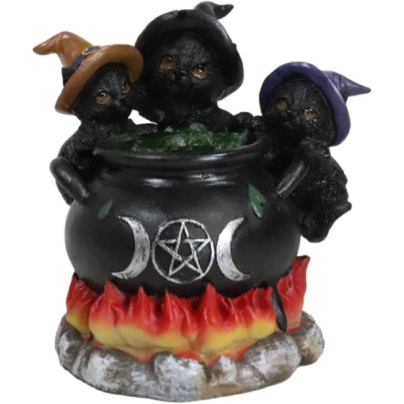 Figurine Witchcan 3 chaton Wiccan