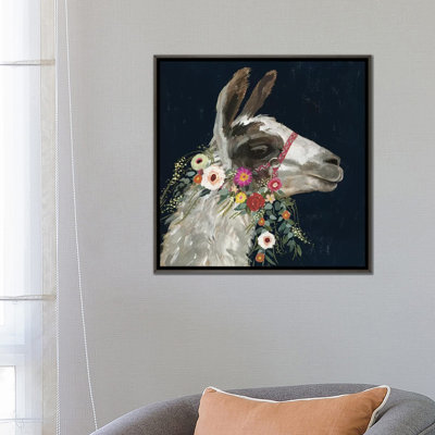 «Lovely Llama I» par Victoria Borges - reproduction d'art