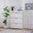 Two Drawers, Three-Fold Doors, Large Storage Shoe Cabinet-563239255