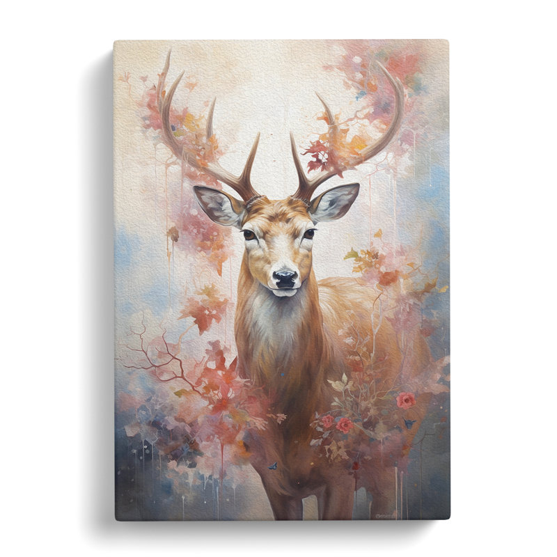 Deer Realism - Print, 50cm H x 35cm W x 3cm D