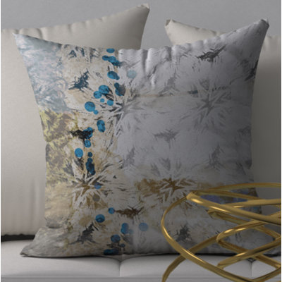 Abstract Reversible Throw Pillow