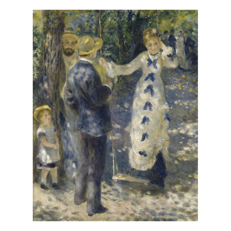 «The Swing» par Pierre-Auguste Renoir - Estampe numérique, H 28 po x l 22 po