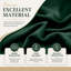 Thermal Velvet Curtains with Eyelet Ring Top - Blackout Crushed Velvet Drapes Pair-1810057929-1810057941