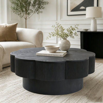 31.50"Modern Flower Shaped Coffee Table