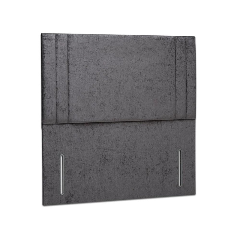 Carthers Upholstered Chenille Headboard, Single (3'), Charcoal