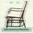 Outsunny 3 Piece Outdoor Glider Chair With Coffee Table Bistro Set-116110945