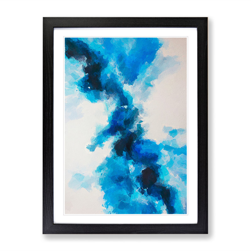 Only Memories Abstract - Framed Print, Black, 64cm H x 46cm W x 2cm D