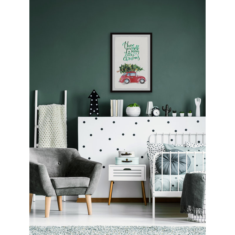 A Merry Little Christmas - Single Picture Frame Print, 30cm H x 20cm W x 3.81cm D