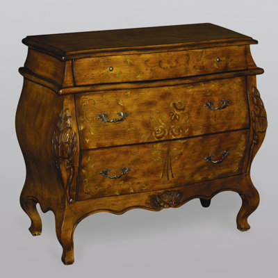 Commode bombée 3 tiroirs