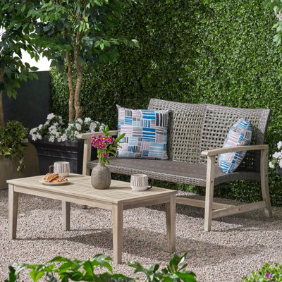 Striegel Outdoor 2 Piece Sofa Seating Group by Gracie Oaks