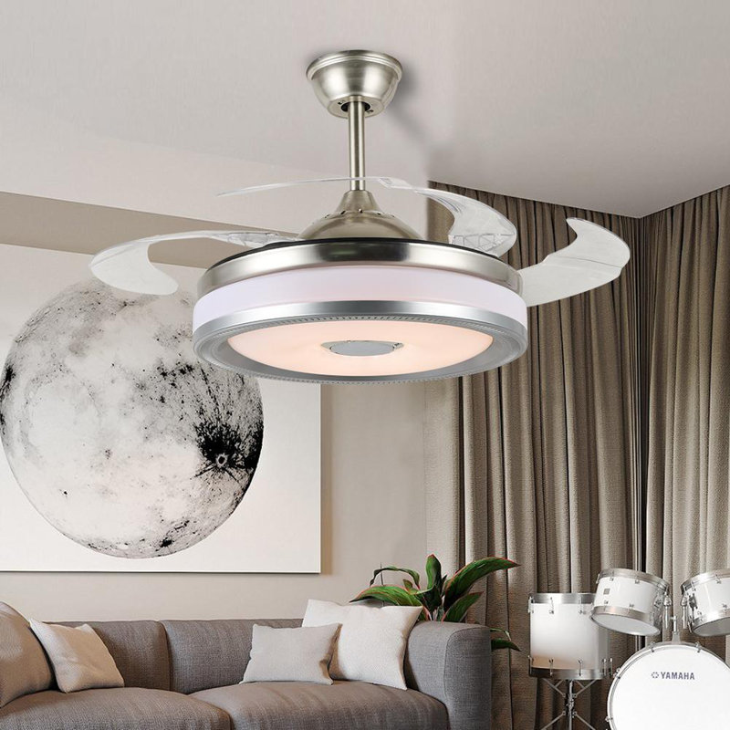 Mantaj 42'' Ceiling Fan with LED Lights