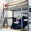 Lit mezzanine simple avec bureau Forbes-515592170