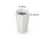 Hexagon Column Planter SM - White-1256475053-1256475055