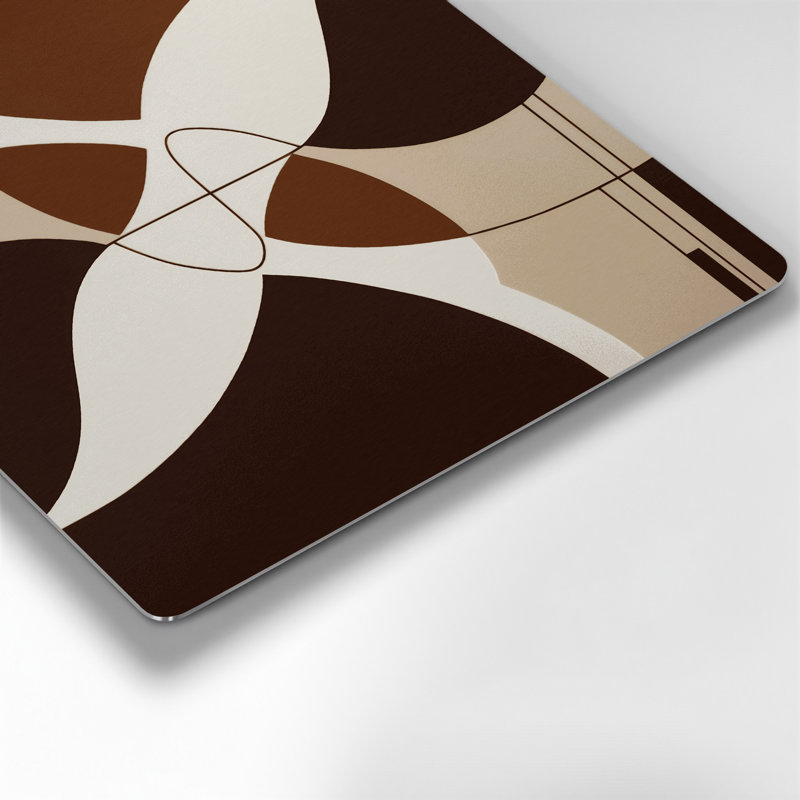 Minimalisme 99, art mural en métal beige, H 32 po x l 32 po