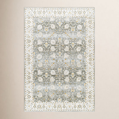 Delyse Olive/Gold/Beige/Gray Rug