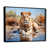 Black Floater Framed