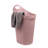 Plastic Rolling Laundry Hamper with Handles-73312125