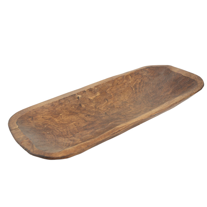 Bol décoratif contemporain en bois Trieu