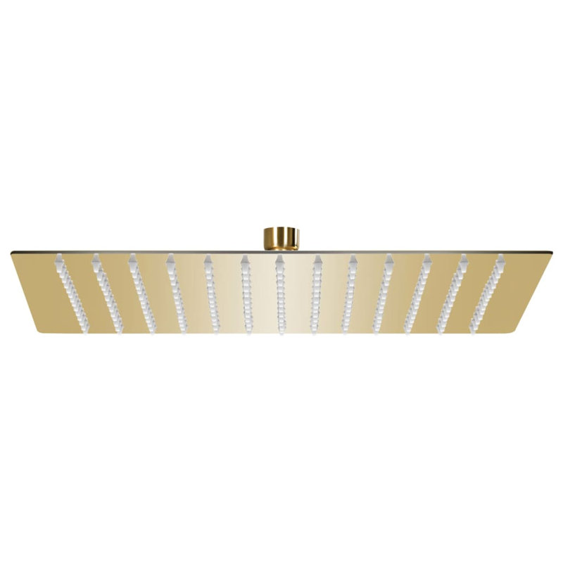 Brightmoor Rain Fixed Shower Head, Gold
