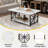 Modern Minimalist Marble-Patterned Coffee Table - Multi-Functional Center Table For The Living Room-305156485