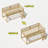 Kids Twin Low Loft Bed - Convertible To Bunk Bed, Solid Wood Modern Bed Frame With LED Strip Lighting, OAK.-123882293