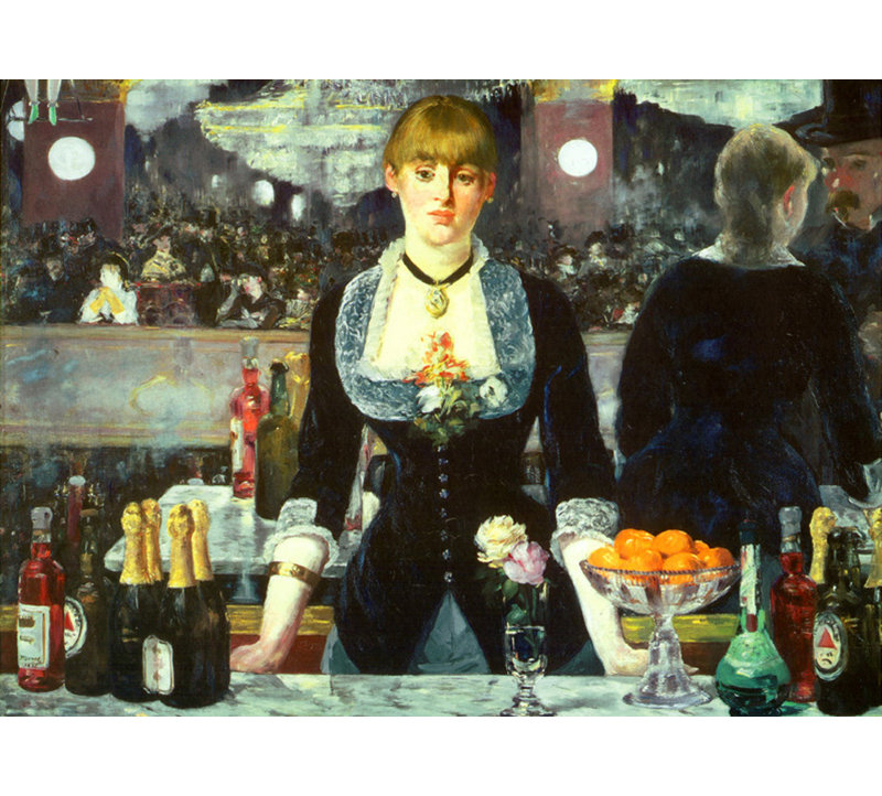 Un bar au Folies-Bergere, H 13 po x l 18 po