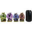 Ensemble de 4 figurines miniatures colorées Alchimie