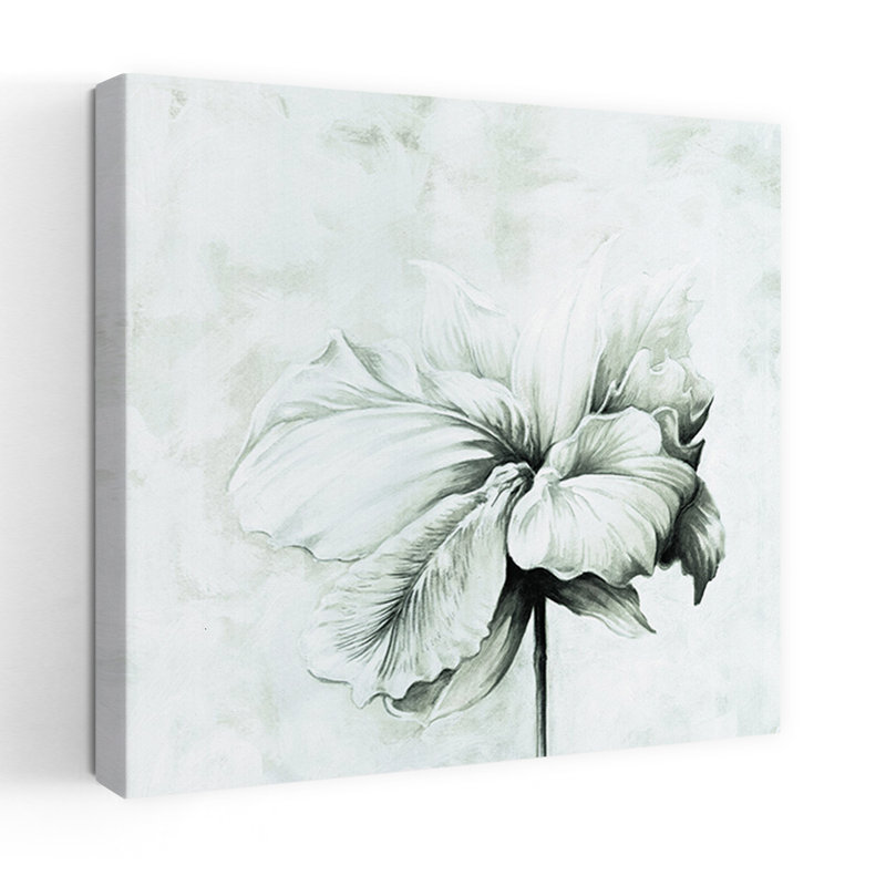 Art floral contemporain, H 18 po x l 18 po
