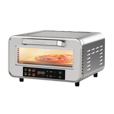 Kenmore Countertop Electric Pizza Oven, Indoor Stainless Steel Pizza Maker