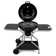Porcelain Enamel Kettle Charcoal Grill With 2 Side Tables