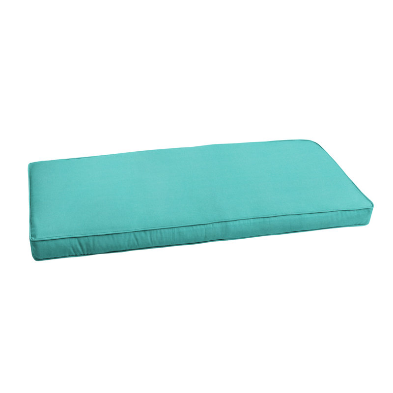 Coussin de banc d'extérieur Sunbrella, H 2 po x l 45 po x P 19 po, Toile bleu marine Sunbrella®