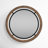 Smita Solid Wood Round Mirror-464503672