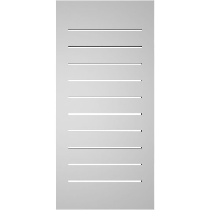 Rectangle Surface Mount Signature Urethane Functional Gable Vent, Primed Tan, 34" H x 16" W x 2" D