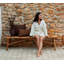 Sticks Outdoor Teak Bench