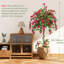 Artificial Bougainvillea Tree in Pot, Faux Flowering Plant Indoor Outdoor-1293101062