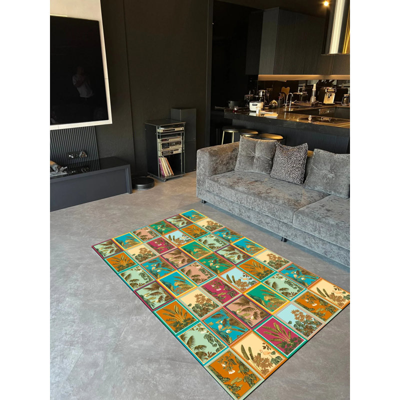 Tapis intérieur / extérieur Bailasan, Tapis de couloir 3 pi 11 po x 8 pi 2 po