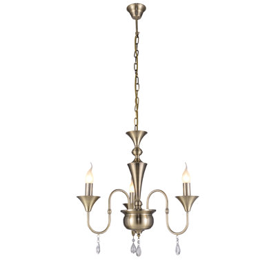 Earnest 3 - Light Candle Style Chandelier