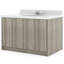 Ensemble de meuble-lavabo simple 31 po avec plateau en marbre Tot Mate-87118381-35719449