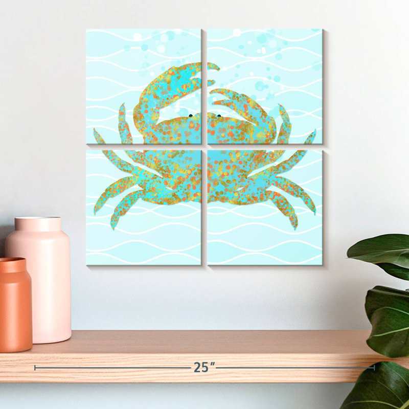 Brampt Kramer Crab, 18" H x 18" W