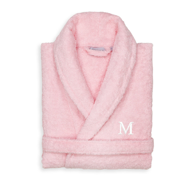 Peignoir en ratine avec poches Terry, Grand, M, Rose
