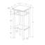 Table d'appoint polyvalente et contemporaine avec construction durable et attrait élégant