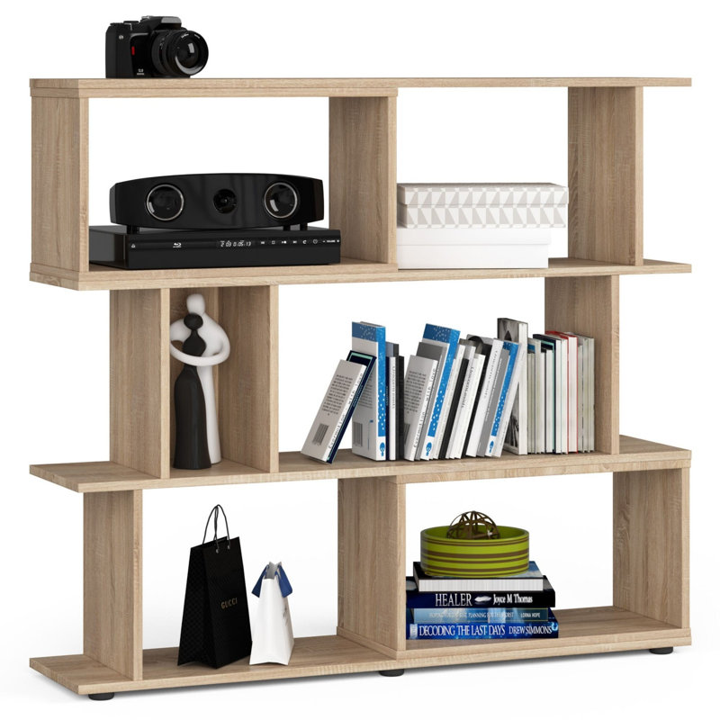 Ayca 107cm H x 120cm W Bookcase
