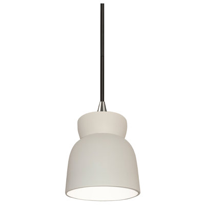 Luminaire suspendu simple en forme de sablier à DEL Sadaris