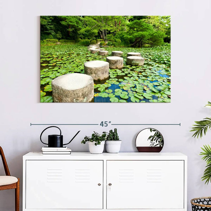 Harnek Japanese Stone Bridge, 30" H x 45" W